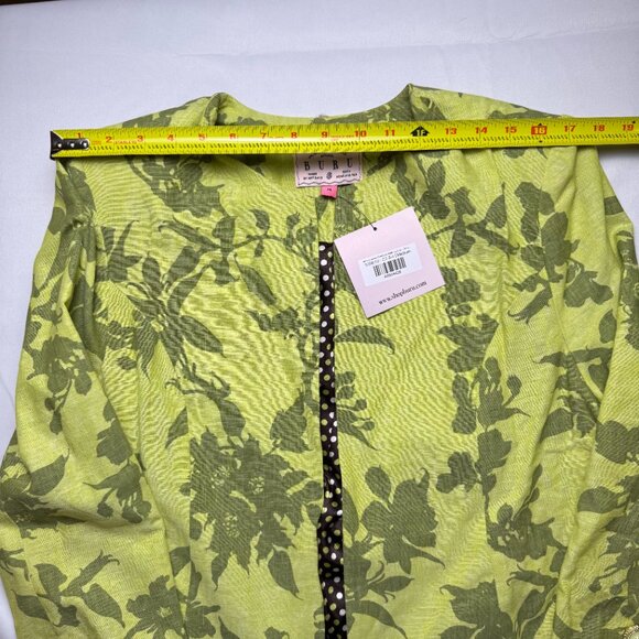 BURU x Jaimie Dewberry | Size M | Green Linen Floral Walking Coat | NWT ($398) - Picture 8 of 12